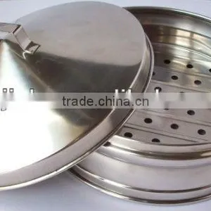HIgh Quality Stainless Steel Steamer and Cover thumbnail-1