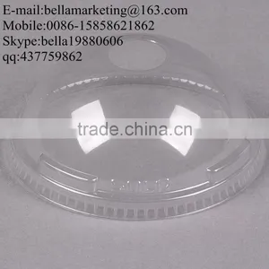 OPS Clear Plastic Lid Dome With Hole, Disposable Lid for 12-22 oz Paper Cup thumbnail-3