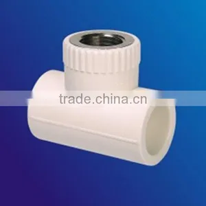 PPR Pipe Fittings Plastic Loose Joint With Copper thumbnail-2