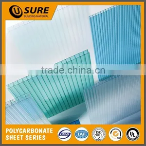 Milky White Plastic Polycarbonate Sunshade Roof Sheet for Greenhouse Cover thumbnail-1