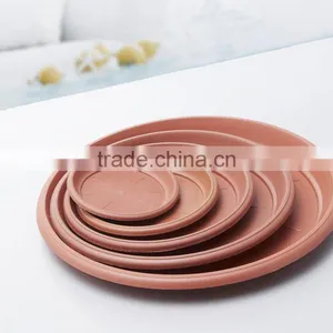 Different Specifications Terracotta Round Plastic Flower Pot Saucers thumbnail-1