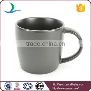 Promotional Matt Black Color Wholesale Porcelain Mug thumbnail-2