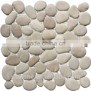 Stone Grey Pebble Tile, Stone Wall Tiles, Decorative Stone Tile thumbnail-2