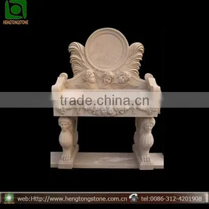 Western Style White Marble Sink Shelf thumbnail-1