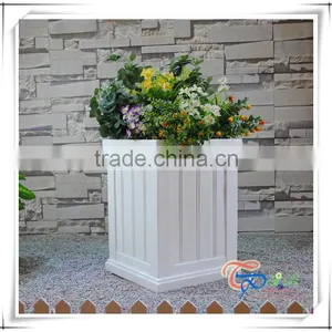 Fiberglass Outdoor Decorative Patio Planter Balcony Flower Pot thumbnail-1