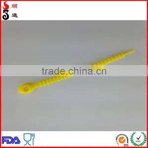 Adjustable Self-locking Removable Soft Silicone Rubber Bindings /Cable Ties thumbnail-1