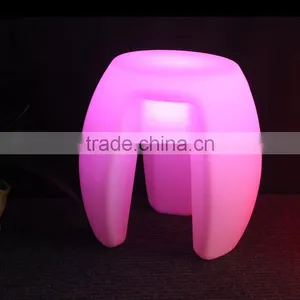 Made in China Bar Stool Colorful Plastic Rechargeable Led Kitchen Bar Chair thumbnail-6