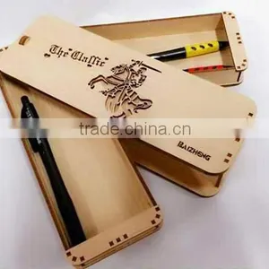 Custom Many Shape High-grade Popular Kids Wooden Pencil Box,prize Pencil Case thumbnail-2