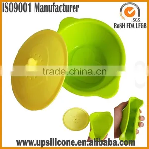 2015 New Heat Resistant Silicone Baby Feeding Bowl for Training thumbnail-3
