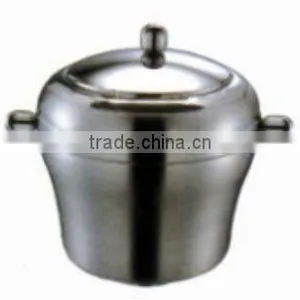 Ice Container,Small Ice Bucket, Stainless Steel Beer Ice Buckets thumbnail-1