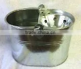 Galvanized Mop Bucket Portable Metal Cleaning Mop Bucket_Antirust thumbnail-2