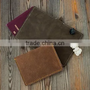 Unique Leather Passport Holder With Card Slot Place Card Holder OEM the Best Design thumbnail-2