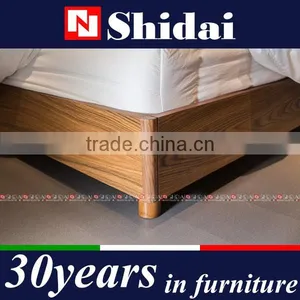 Latest Contemporary Wooden Platform Bed Designs Included Queen Size B-815 thumbnail-6
