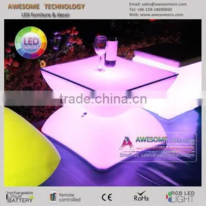 Plastic Lighted Led Small Low Tea Table thumbnail-1