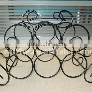 7 Bottles Black Wire Minuet Wine Rack thumbnail-1
