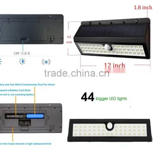 44 LED Outdoor Wireless Solar Energy Powered Outdoor Solar Strip Light Ponds Decor Accent Lighting With Three Modes thumbnail-4