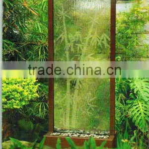 Glass Waterfall Garden Divider thumbnail-1