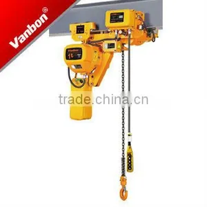 WANBO - 1~35 Tonne Electricl Trolley Chain Hoist - 1t Chain Hoist thumbnail-1