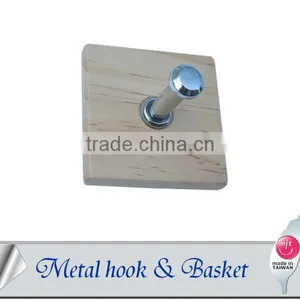 Self Adhesive Wooden Wall Hook for Clothing thumbnail-1