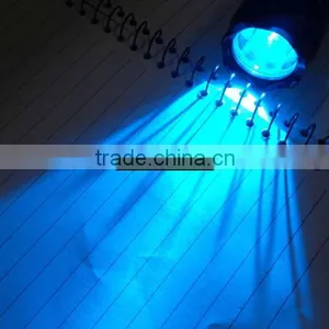 Wholesale WF-502B Cree Q5 Led Blue Point Flashlight Rechargable thumbnail-1