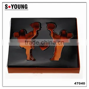 47040 Wedding Kissing Shape Stainless Steel Cookie Cutter Set thumbnail-1