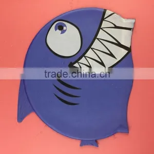 2016 Wholesale Christmas Gift Colorful Silicone Swimming Cap(for Children) thumbnail-1
