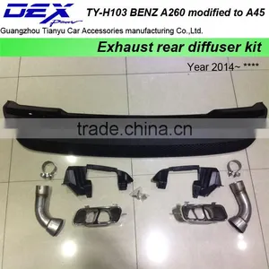 Auto Part Racing Universal Exhaust Rear Diffuser for BEN-----Z A260 A45 thumbnail-1
