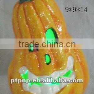 Halloween Ceramic Skull With LED Light thumbnail-1