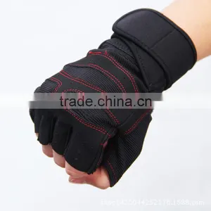 Professional High Quality Half Finger Weight Lifting Gloves / Sports Gloves thumbnail-2