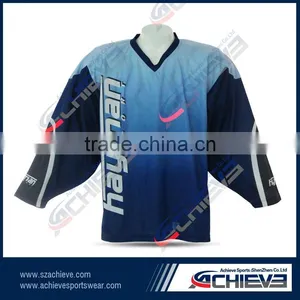 Physical Team Set Hockey Jerseys/ League Ice Hockey Shirts CA/cheap Custom Team Hockey Pants thumbnail-1
