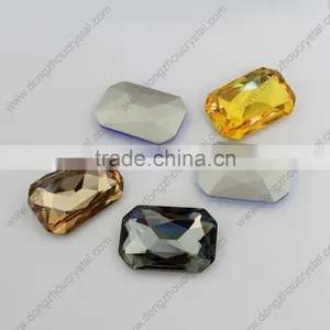 Fashion Octagon Crystal Stone Colorful Glass Bead From Pujiang thumbnail-2