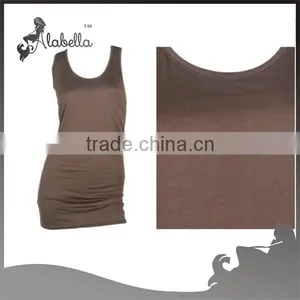 New Womens Plus Scoop Neck Racer Back Sleeveless Long Jersey Vest Top Size 16-20 thumbnail-6