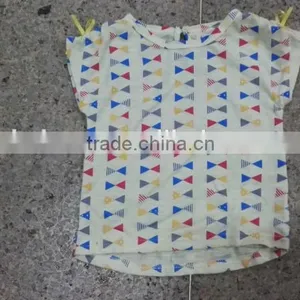 Yiwu Stocks Lots Most Popular Girl's Printed T-shirt thumbnail-1