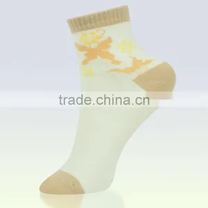 Colorful Flower Women Cotton Socks thumbnail-4