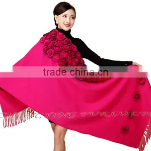 CX-B-P-37B Ladies Fashion Cashmere Fringes For Shawls thumbnail-3