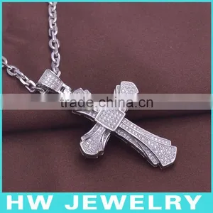 HWMCP1323 Micro Pave Setting Bling Bling Pendant thumbnail-1