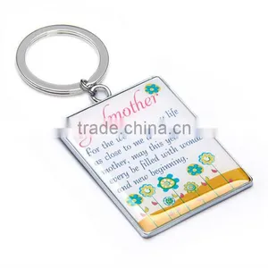 Square Glass Photo Keychain thumbnail-1