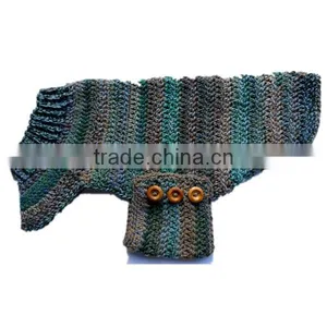 Three Buttons Knitting Patterns for Dog Clothes Sweater thumbnail-2
