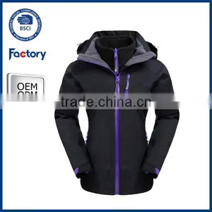 100%Polyester Waterproof Windproof Fluorescent Jacket Cheap Waterproof Jackets thumbnail-1