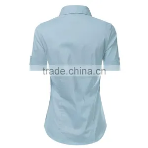 2016 Fashion Business Shirts for Ladies Office Women Working Shirts thumbnail-4