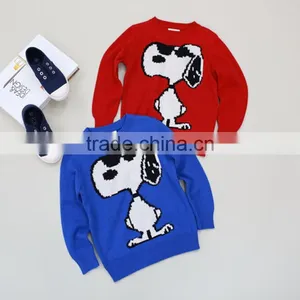 2016 Knitting Patterns Children Cartoon Sweater Woolen Sweater Designs for Children thumbnail-4