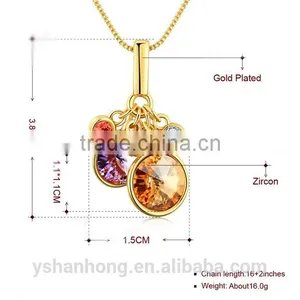 Wholesale Fashion Selling Diamond Pendant Necklace thumbnail-4