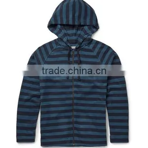 Lowtide Striped Cotton-Blend Terry Hoodie thumbnail-3