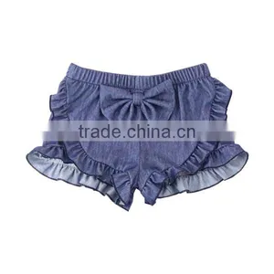 2017 Latest Design Children Jean Shorts Denim Shorts Wholesale Children's Boutique Clothing thumbnail-1