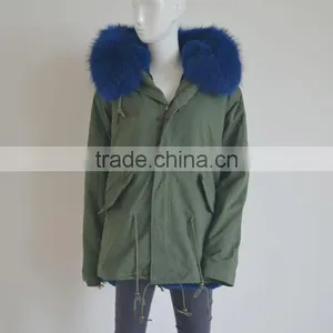 Myfur High Quality Removable Faux Fur Lining Matched Color Raccoon Fur Hood thumbnail-3