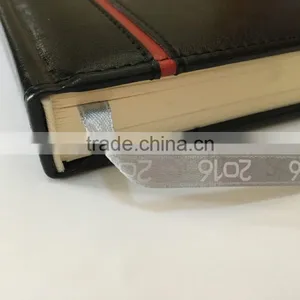 2017/2018 Planner Custom Die-cut Tab Notebook Hardcover PU Leather Emboss/deboss Logo thumbnail-3