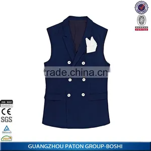 Promotional Working Suit Vest for Waiters Sleeveless Work Vest thumbnail-3