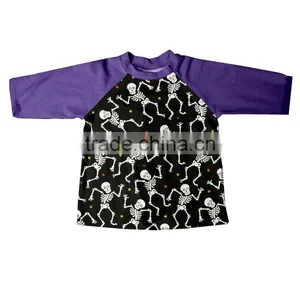 New Style Kids T Shirts Designs Baby Raglan Tee Shirt Girl Raglan Sleeve Tee thumbnail-1