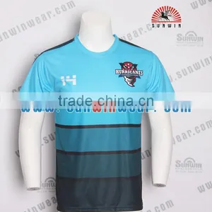 High Quality Polyester Plain Sublimated T-shirt for Summer thumbnail-1