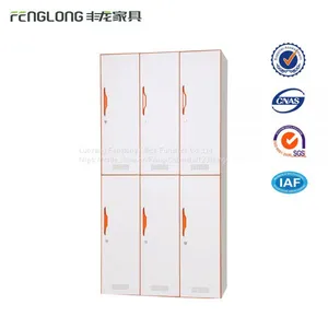 Modern New Design 6 Door High Grade Godrej Lockers for Storage Clothes Office Locker thumbnail-1